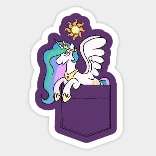 Pocket Princess Celestia Sticker